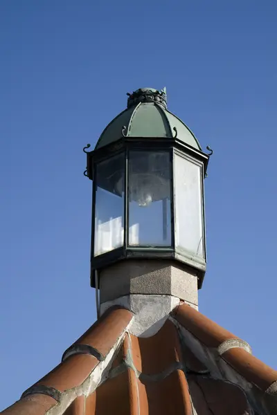 Наружная лампа — стоковое фото