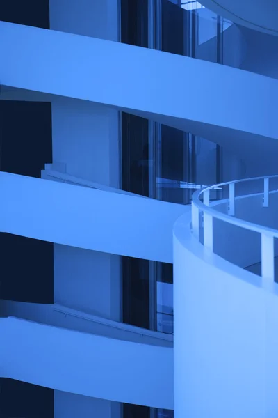 Blaue Architektur — Stockfoto