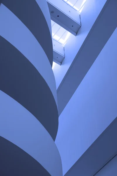 Architektura s modrým filtrem — Stock fotografie