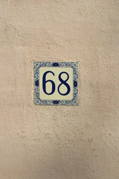 Numer 68 — Zdjęcie stockowe