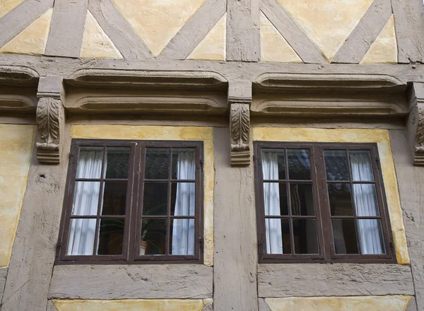 Faszerkezet ablakában — Stock Fotó