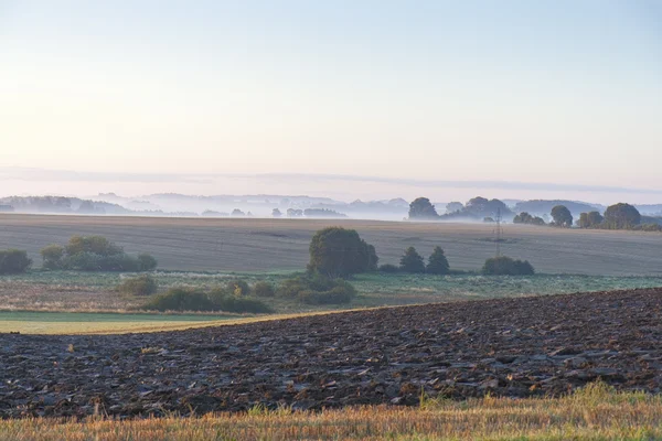 Mist Over the Fields — Stock Photo, Image