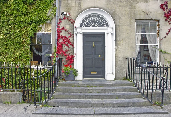 stock image IRISH BUILDINGS FRONT DOOR