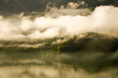 sunrise, sis Göl Manzaralı