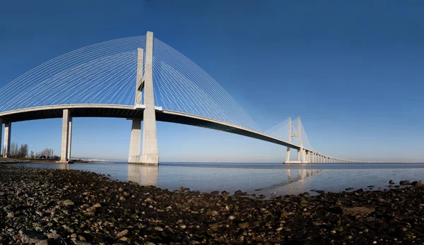 Vasco da Gama bridge in Lisbon — Stock Photo, Image