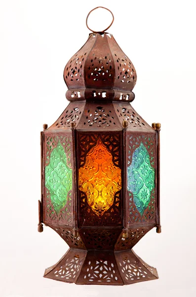 Színes ólomüveg lámpa — Stock Fotó