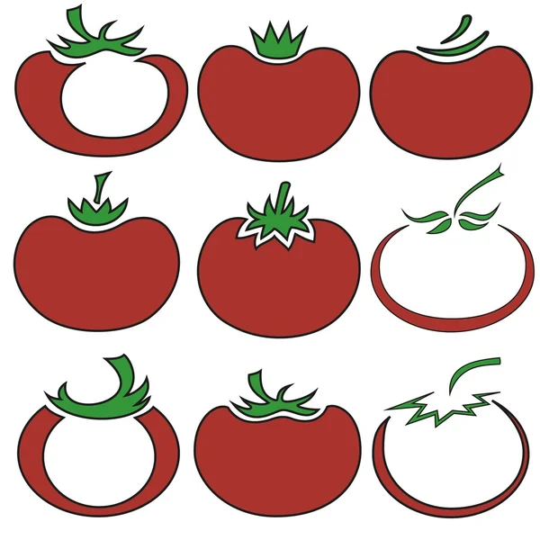 Tomaten — Stockvector