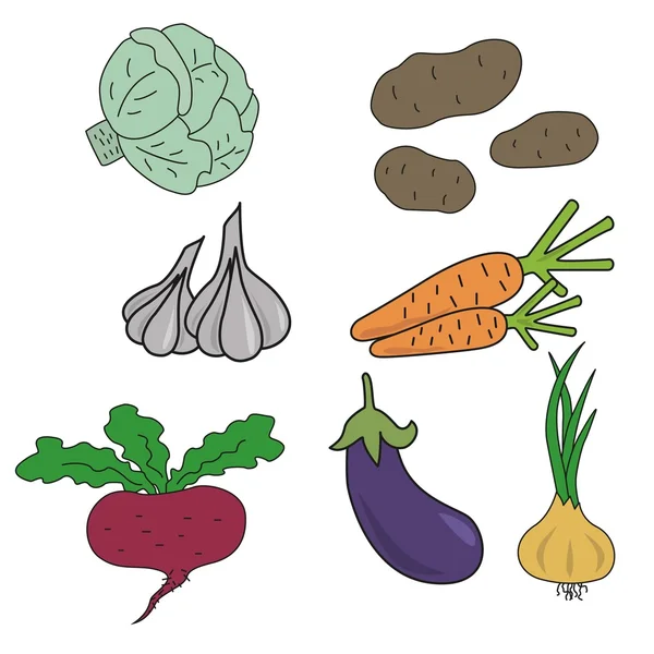 Gemüse — Stockvektor