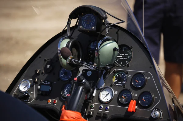 Autogiro cockpit — Stockfoto