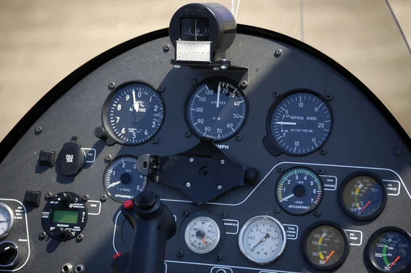 Autogyro cockpit — Stockfoto