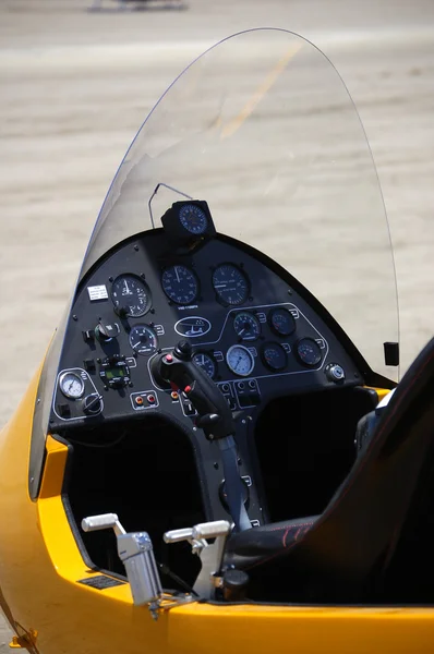 Autogiro cockpit — Stockfoto