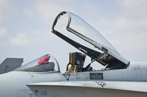 F18 cockpit — Stockfoto