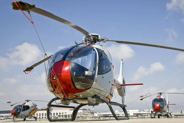 Three Spanish Eurocopters — Stock Photo, Image