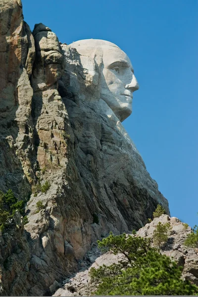 stock image George washington rushmore close-up