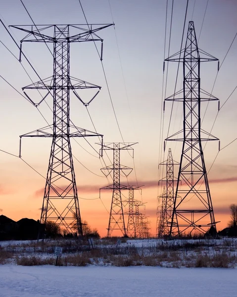 Stock image Electricity highway