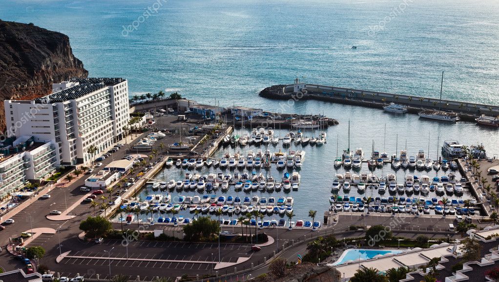 Panorama of Puerto Rico, Gran Canaria — Stock Photo © frankix #8881740