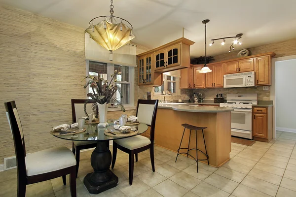 Kitchen with eating area — Stock Photo, Image