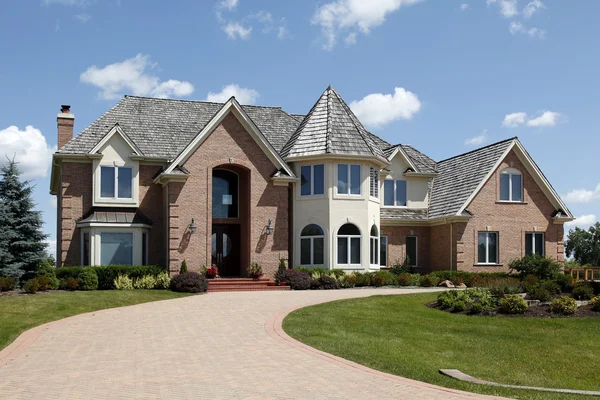 stock image Large home with turret