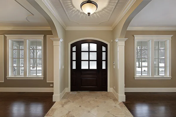 Foyer in new construction home — Stock Photo, Image
