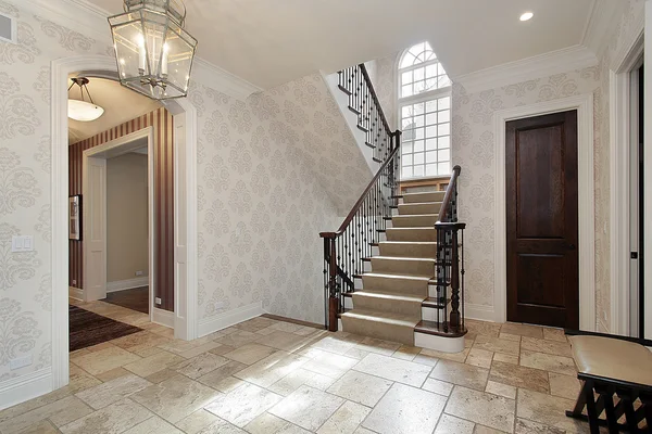 Foyer with second story window — Stock Photo, Image