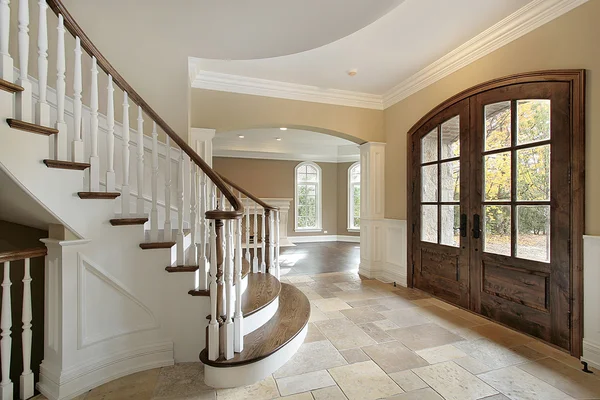Foyer in new construction home — Stock Photo, Image
