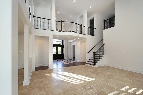 Living room in new construction home — Stock Photo, Image