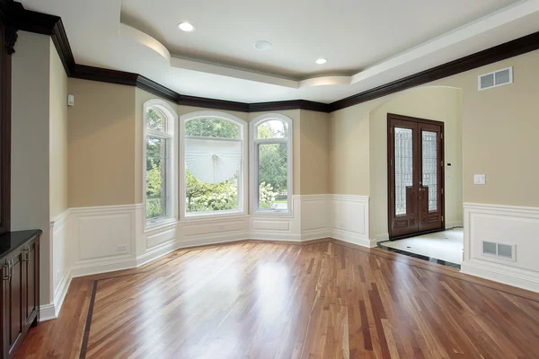 Dining room with foyer view — Stock Photo, Image