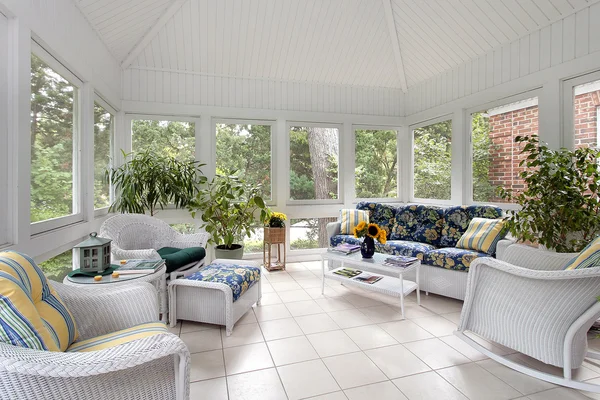 Screened in porch — Stock Photo, Image