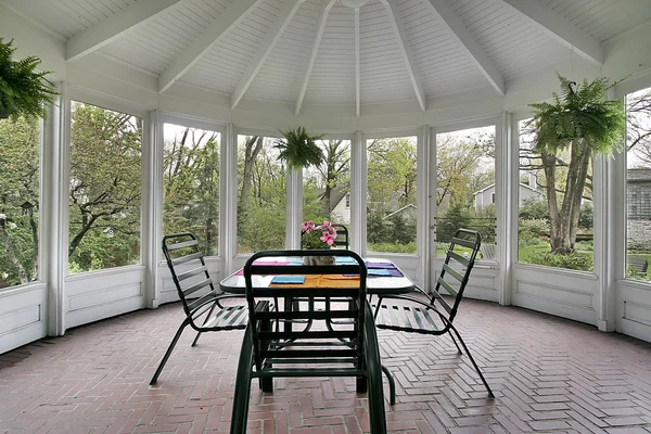 Screened in porch — Stock Photo, Image