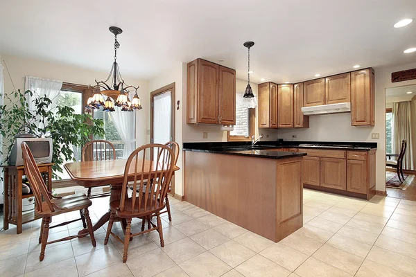 Kitchen with eating area — Stock Photo, Image