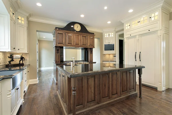 Kitchen in new construction home — Stock Photo, Image