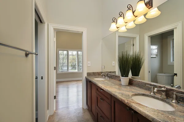 Bath room in new construction home — Stock Photo, Image