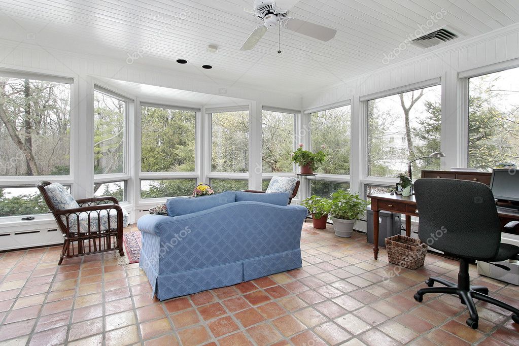 Porch with Spanish tile Stock Photo by ©lmphot 8701254