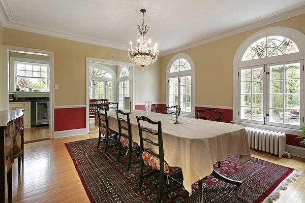 Traditional dining room — Stock Photo, Image