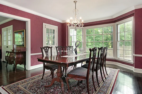 Traditional dining room — Stock Photo, Image