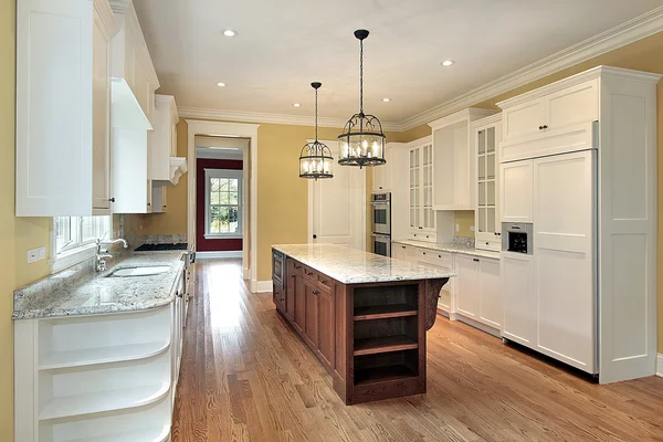 Kitchen in new construction home — Stock Photo, Image