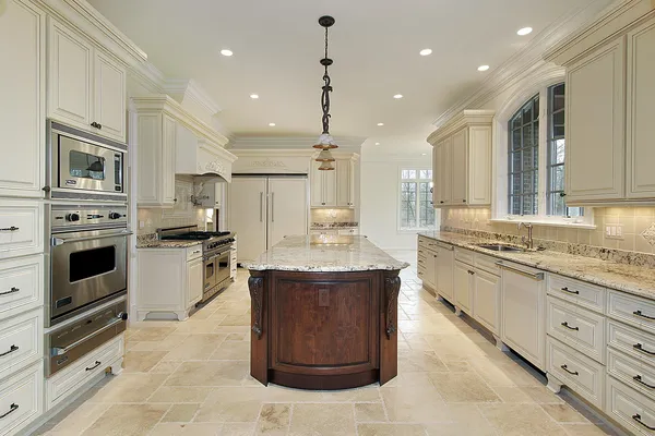 Kitchen in new construction home — Stock Photo, Image