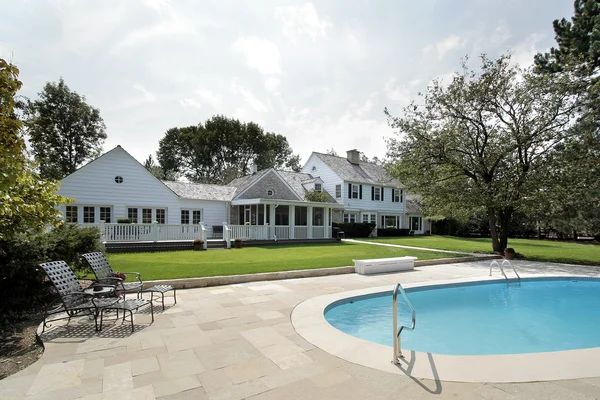 Casa di lusso con piscina — Foto Stock
