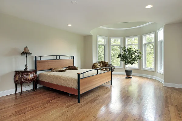 Master bedroom in luxury home — Stock Photo, Image