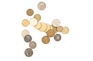 Lots of coins clipart