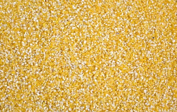 Kukuřičné krupice textura — Stock fotografie