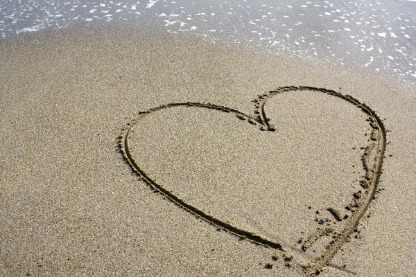 Plaża miłości — Zdjęcie stockowe