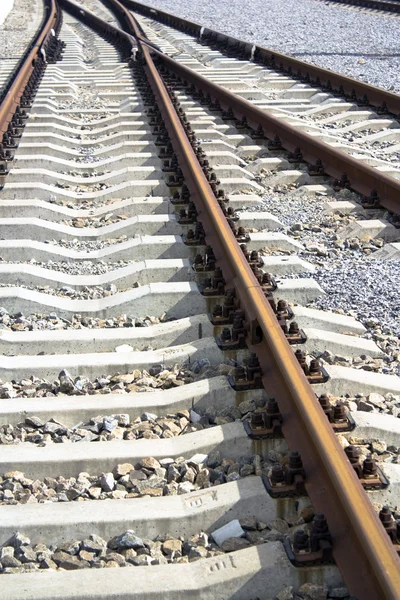 Tracks afwijken — Stockfoto