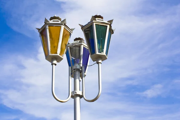 Colorful streetlight — Stock Photo, Image
