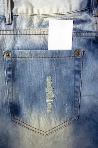 Poche de jeans — Photo