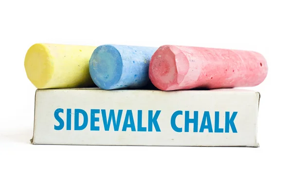 Sidewalk chalk Stock Image