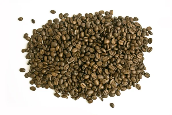 O grămadă de boabe de cafea — Fotografie, imagine de stoc