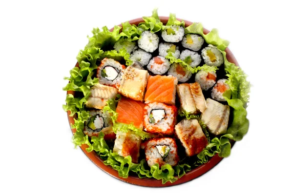 Muitos sushi — Fotografia de Stock