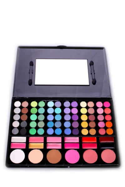 stock image Eyeshadow, a makeup multi colored palette