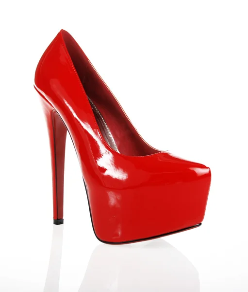 Piros szexi cipő — Stock Fotó